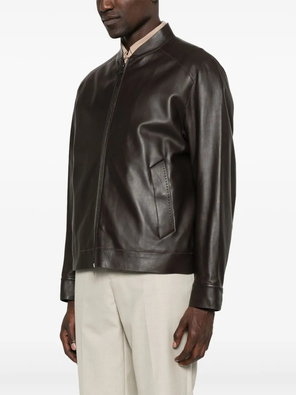 BOSS  leather jacket