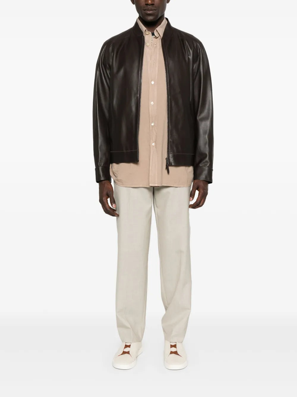BOSS  leather jacket