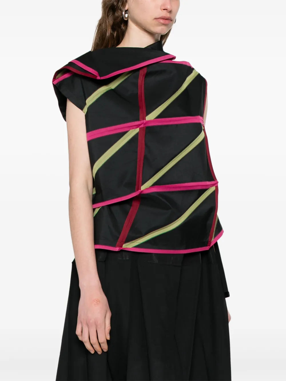132 5. Issey Miyake  jacquard top