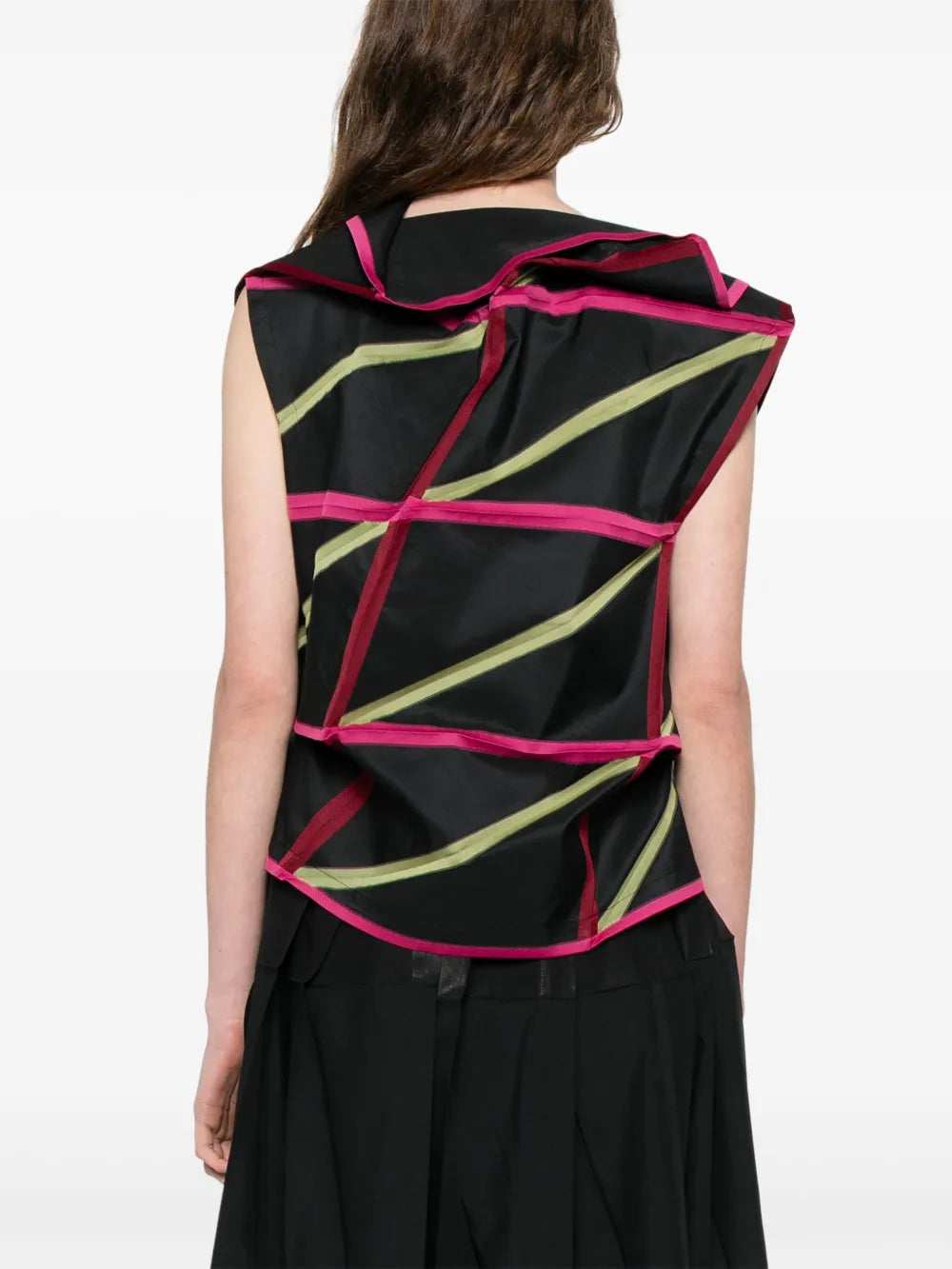 132 5. Issey Miyake  jacquard top
