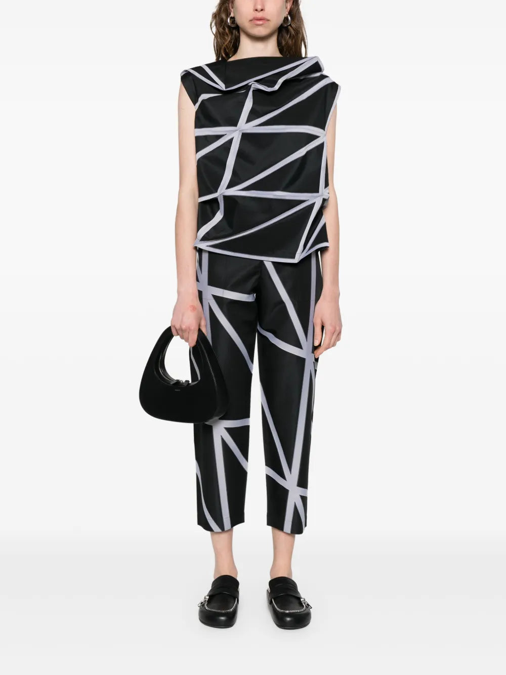 132 5. Issey Miyake  NO.5 jacquard top