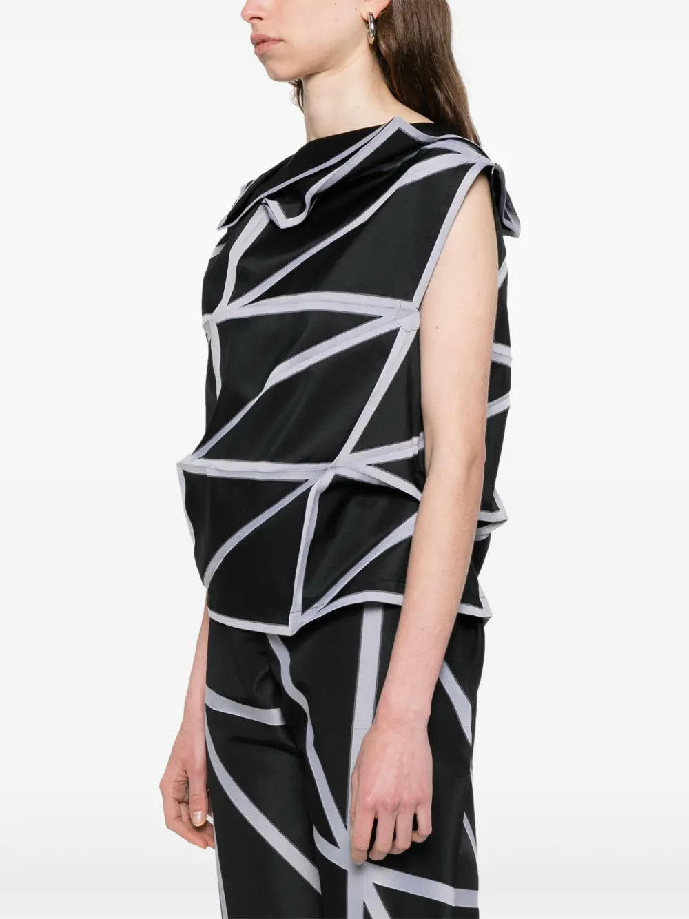 132 5. Issey Miyake  NO.5 jacquard top