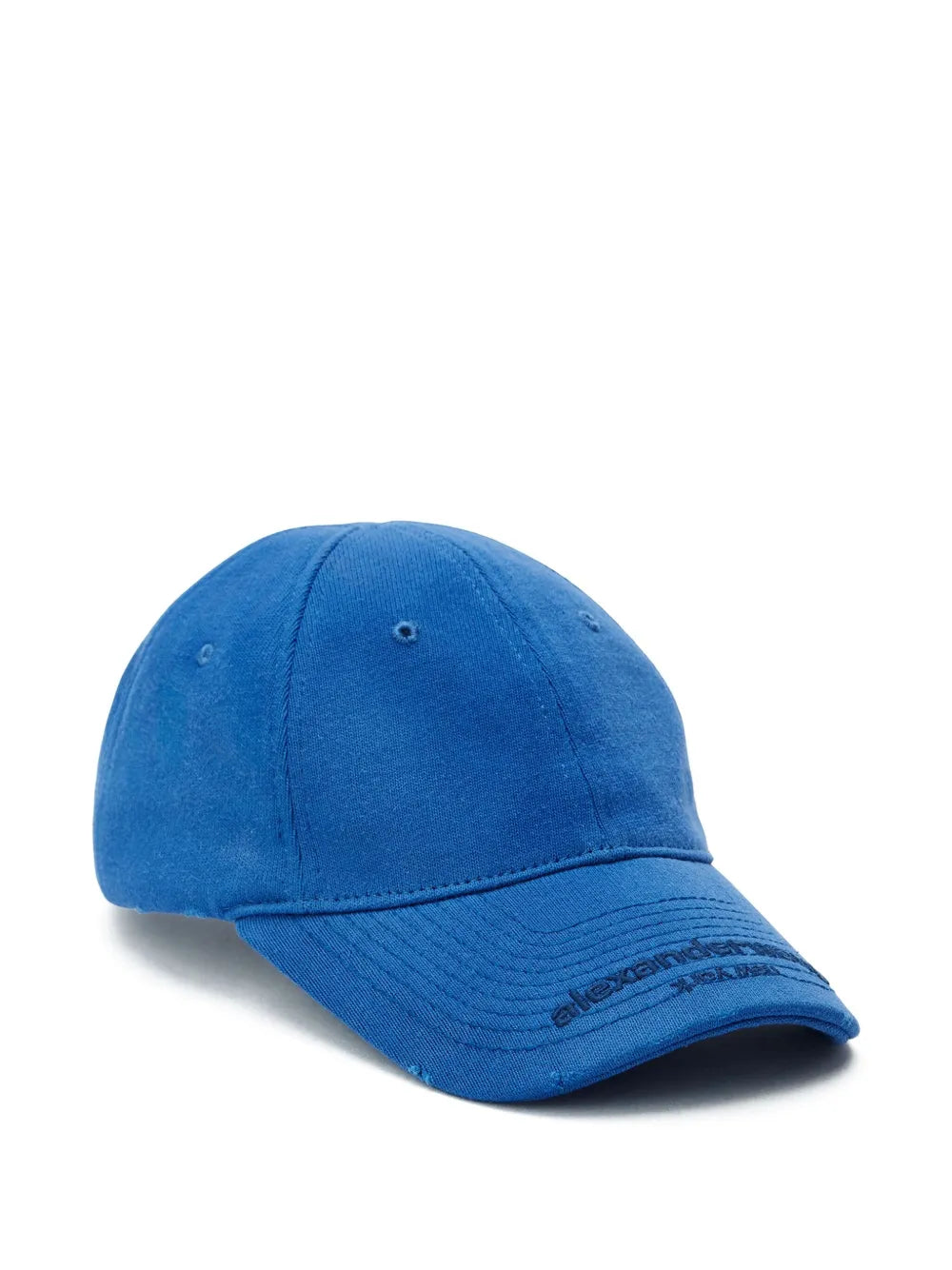 Alexander Wang logo-embroidered distressed baseball cap