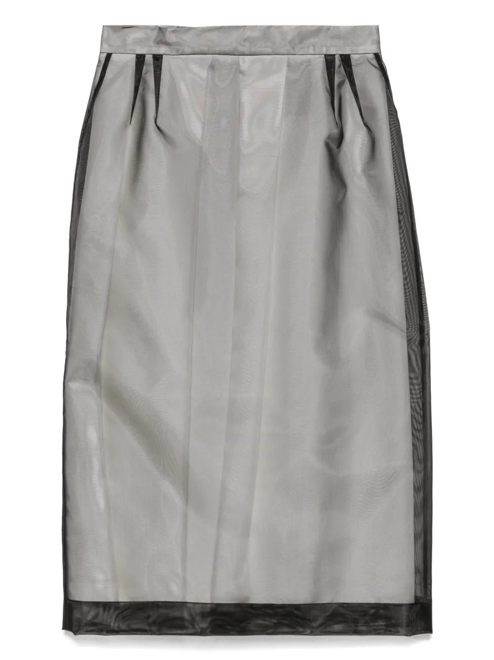ALAINPAUL  silk midi skirt