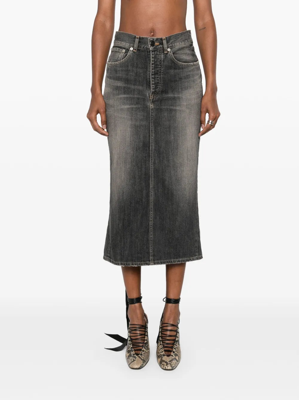 Balenciaga  lace-up skirt