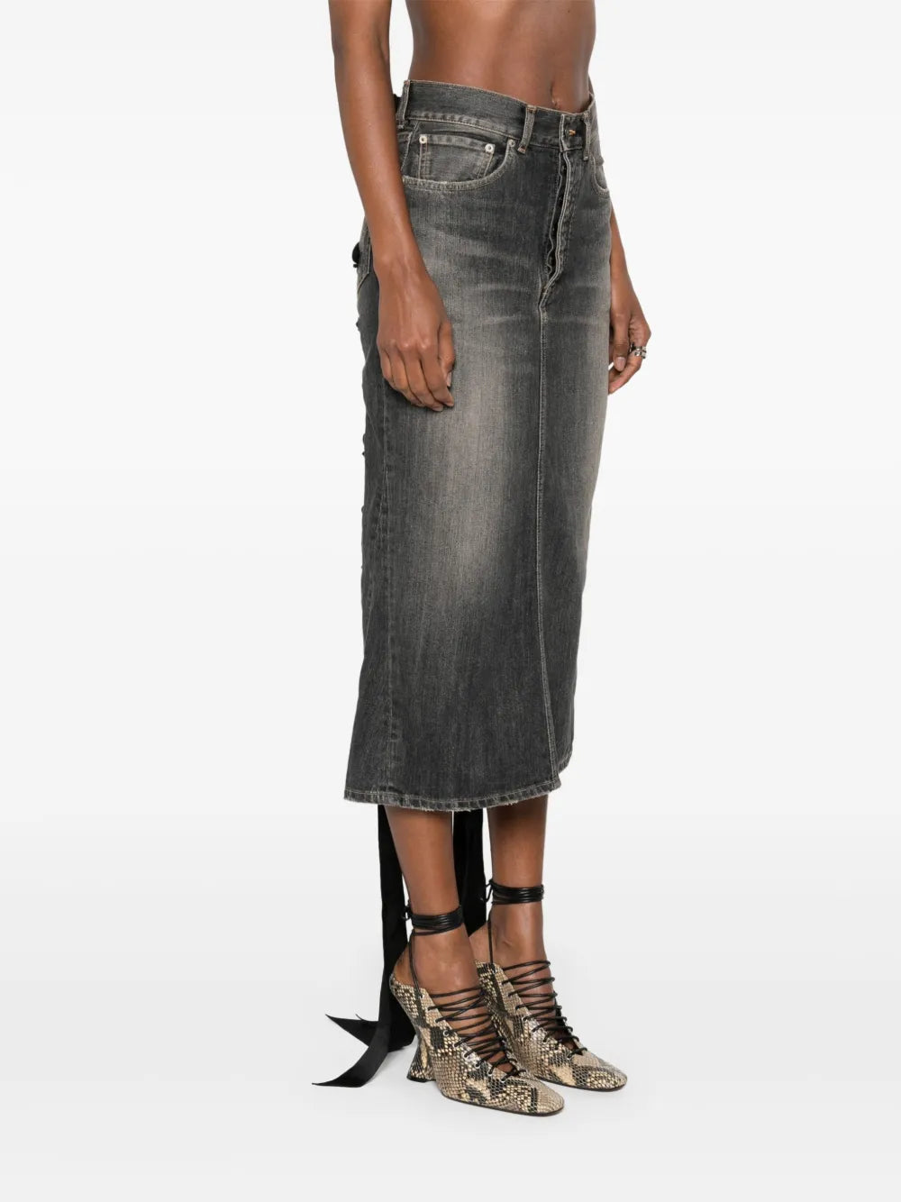 Balenciaga  lace-up skirt