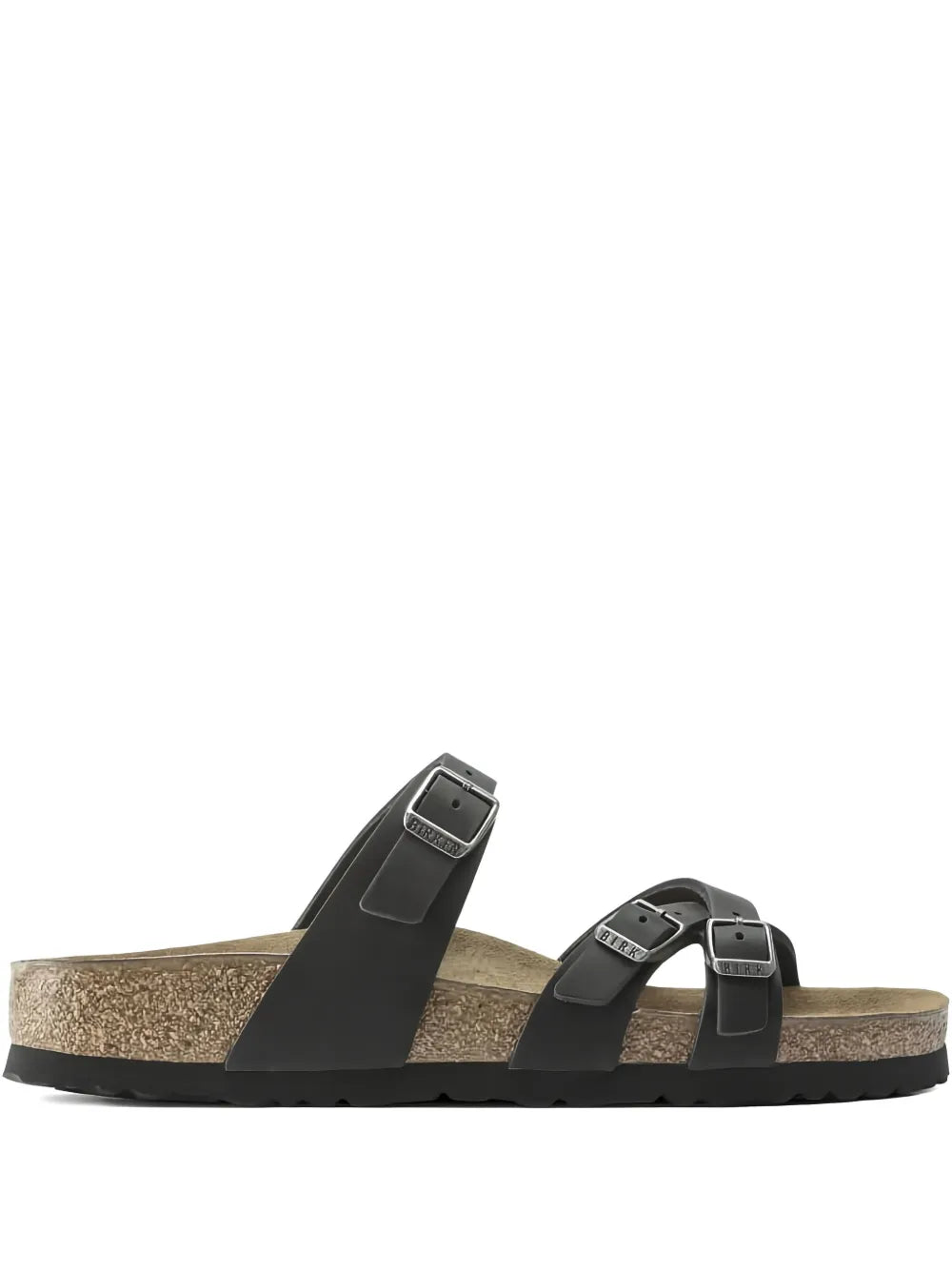 Birkenstock  Franca oiled-leather buckle sandals