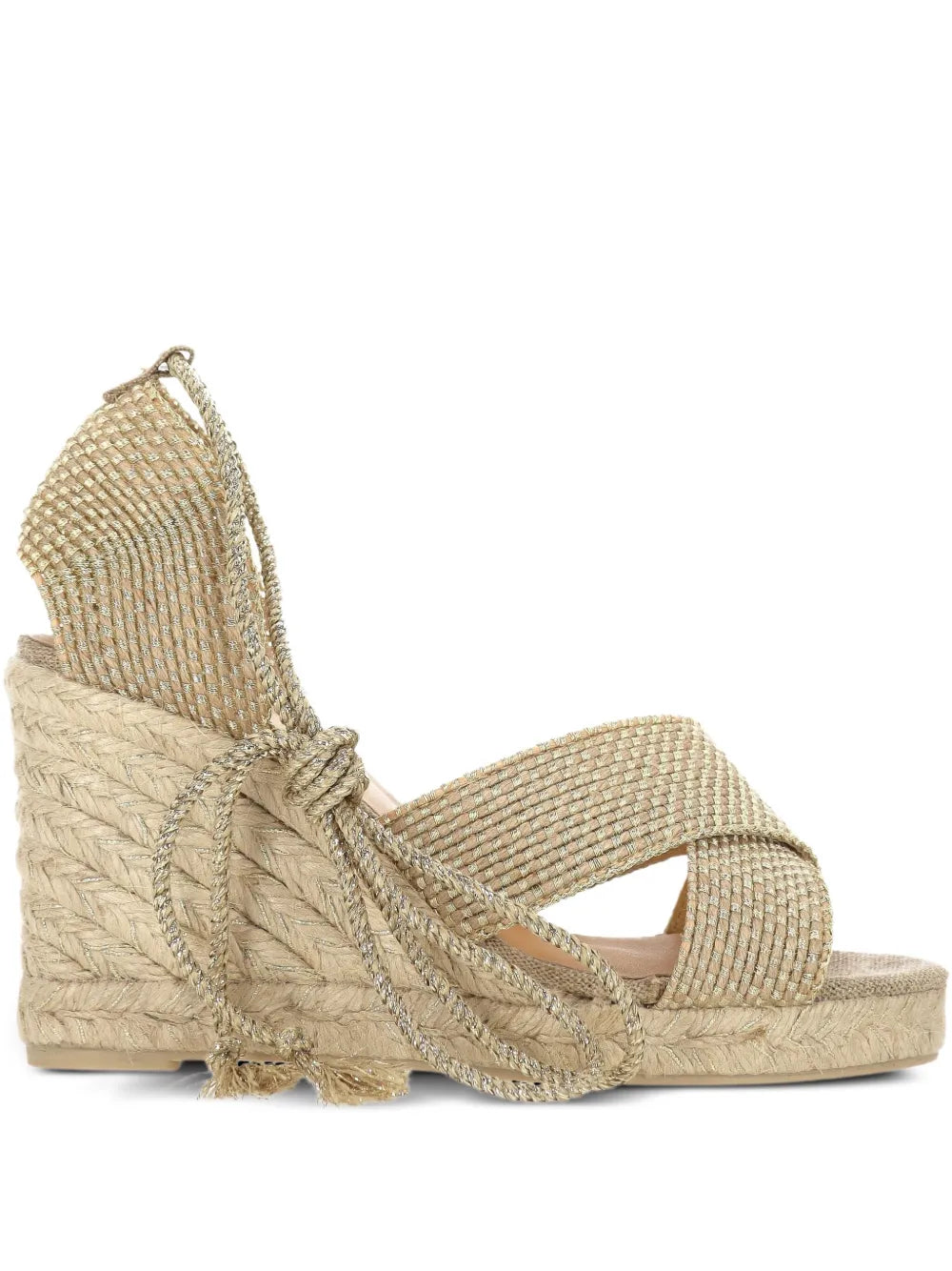 Castañer  90mm jute wedge sandals