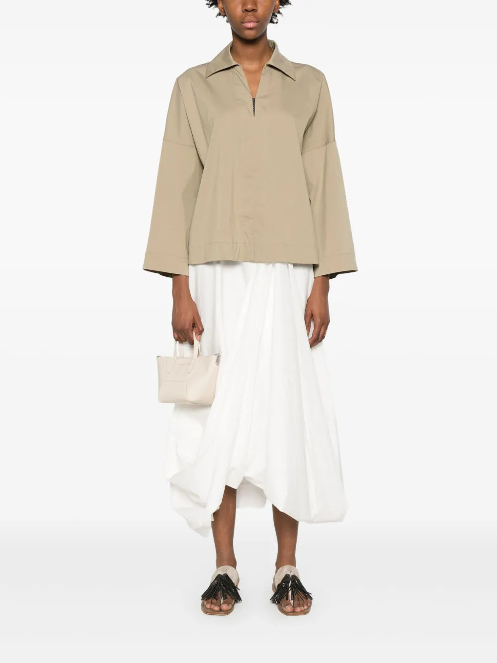 Brunello Cucinelli  drop-shoulder blouse