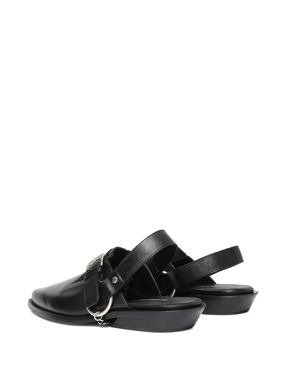 Ann Demeulemeester  Vilmu Pointy buckle-embellished mules
