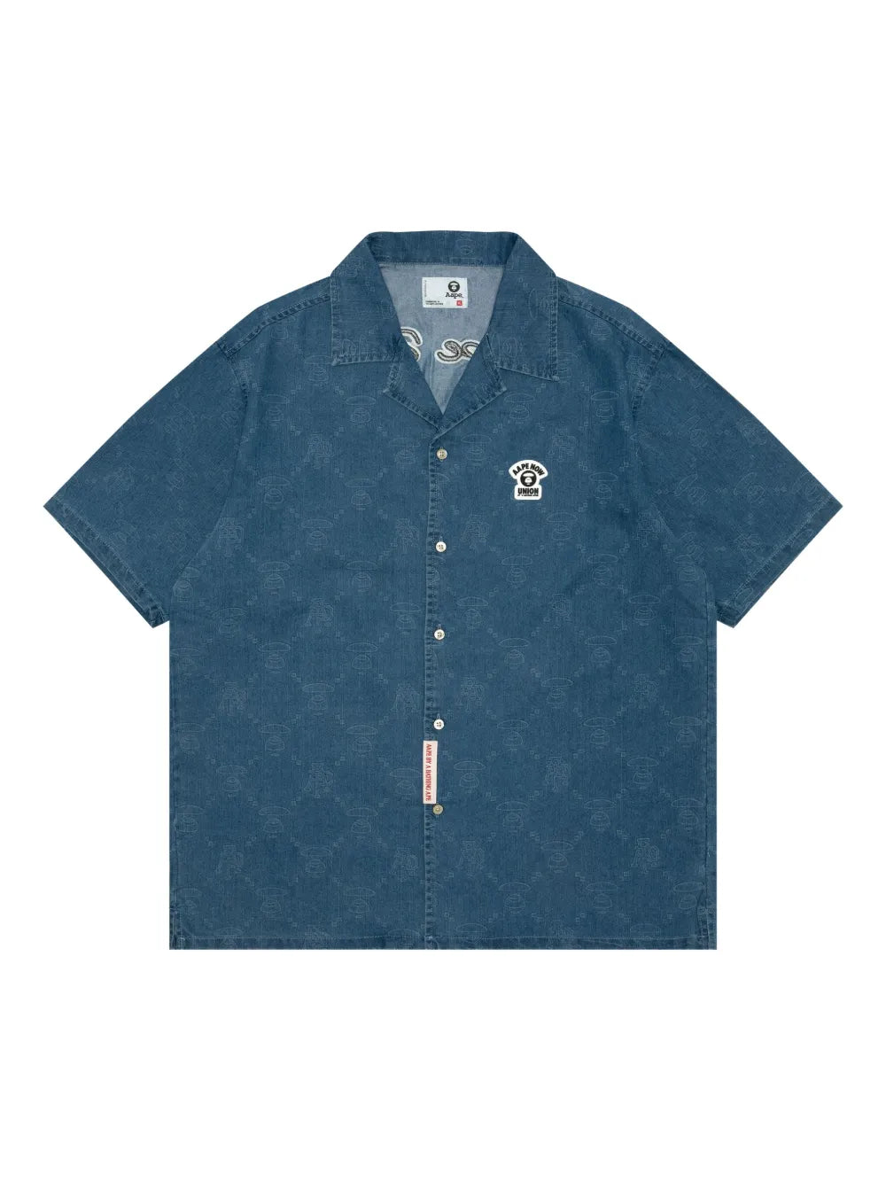 AAPE BY *A BATHING APE®  monogram-logo shirt