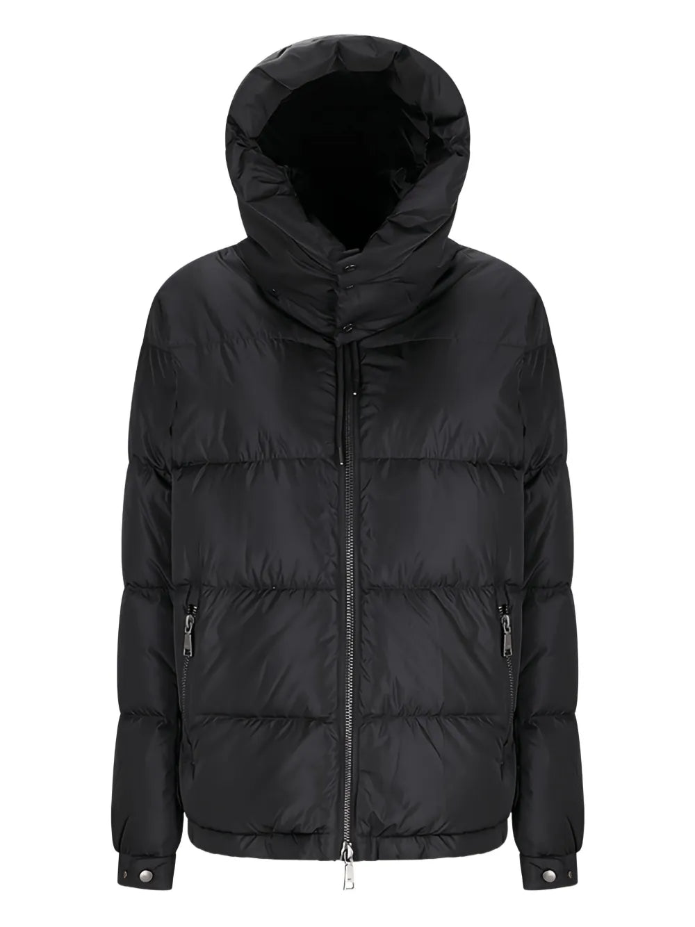 Add  hooded padded jacket