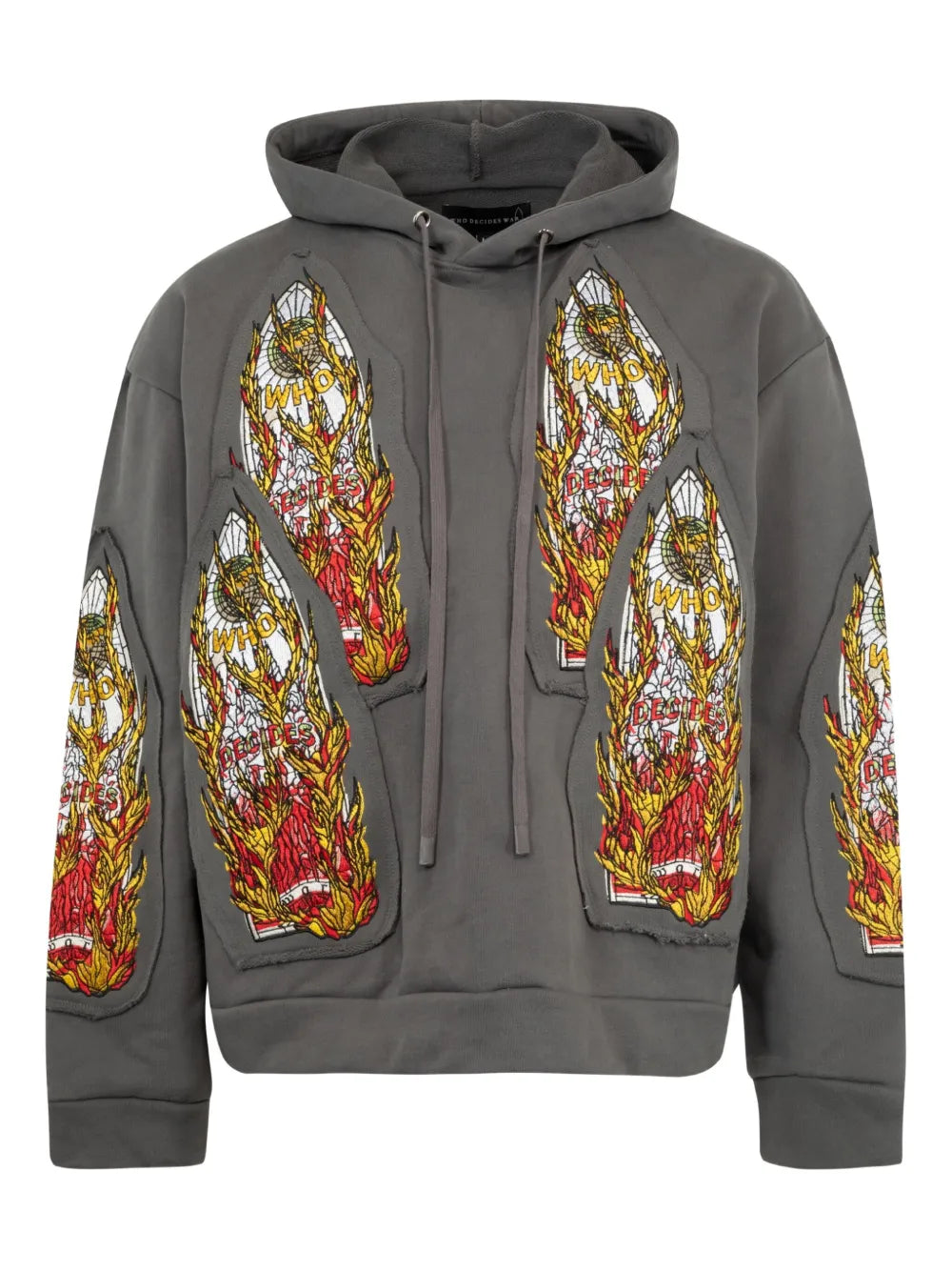 Who Decides War  graphic-print hoodie