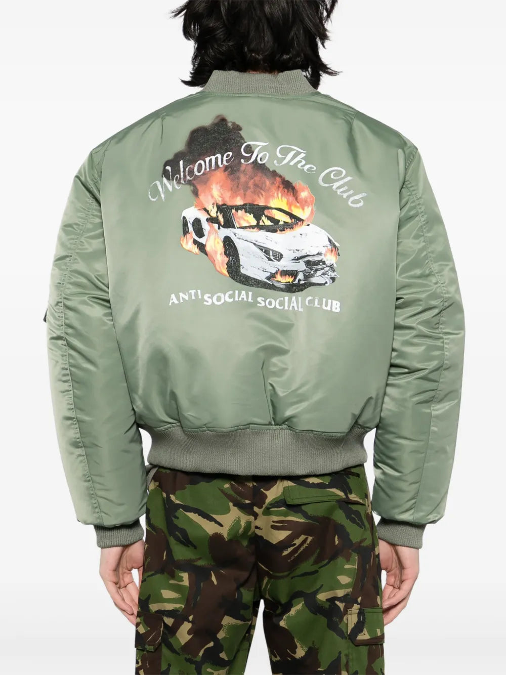 Anti Social Social Club  Welcome To The Club MA-1 jacket