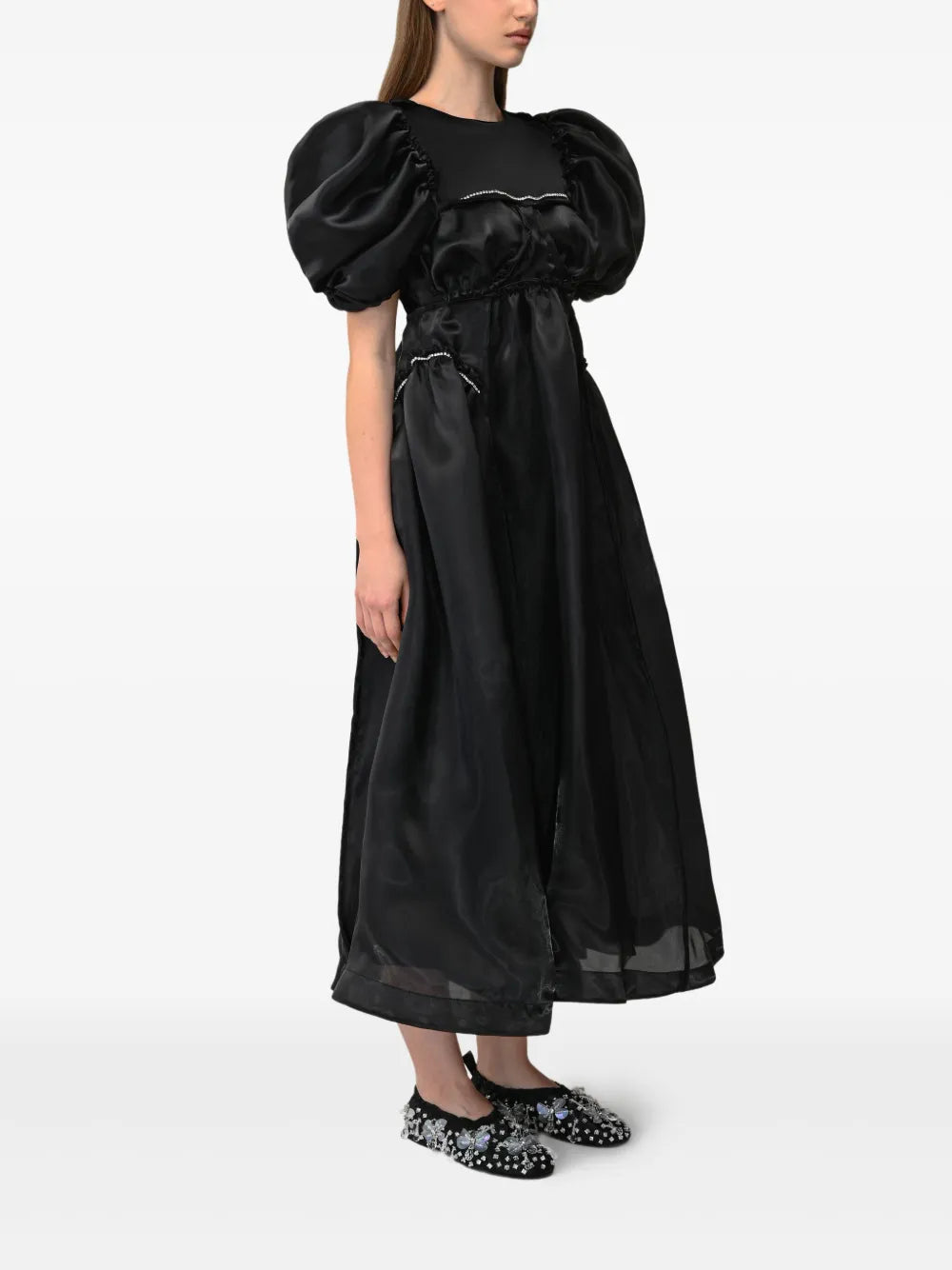 ANOUKI  organza maxi dress