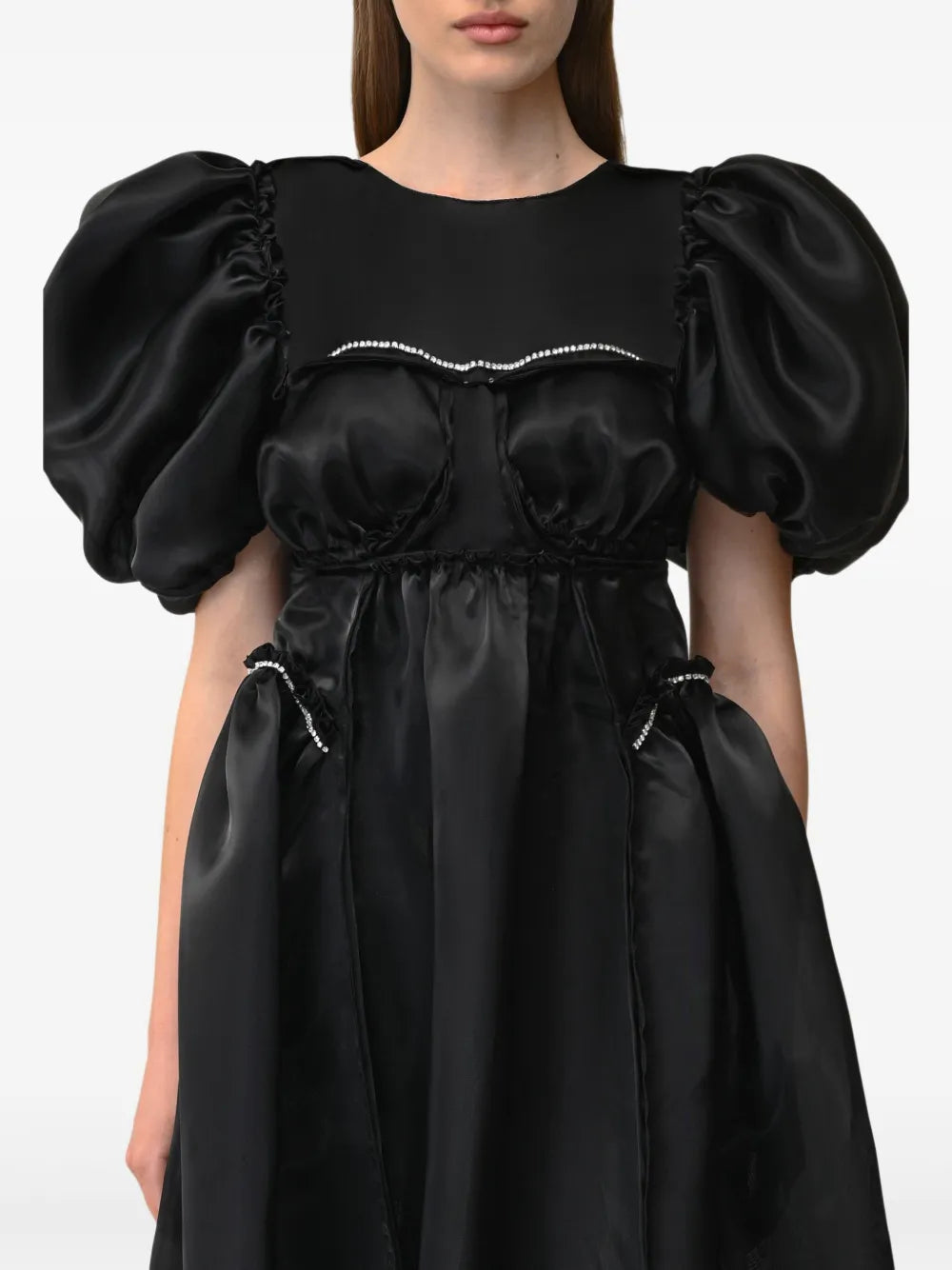 ANOUKI  organza maxi dress