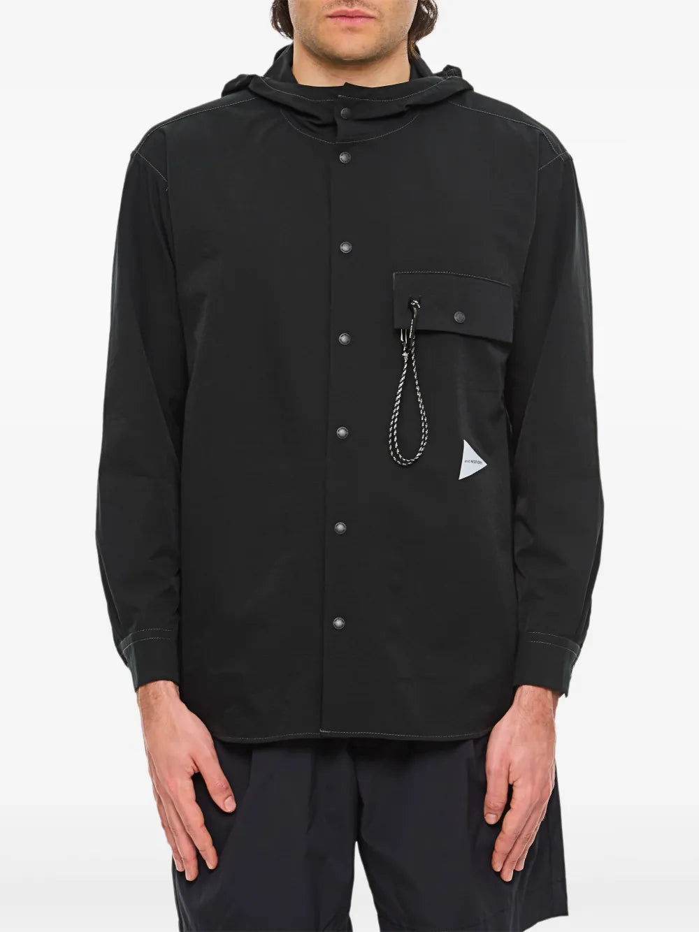 and Wander  logo-print hooded jacket