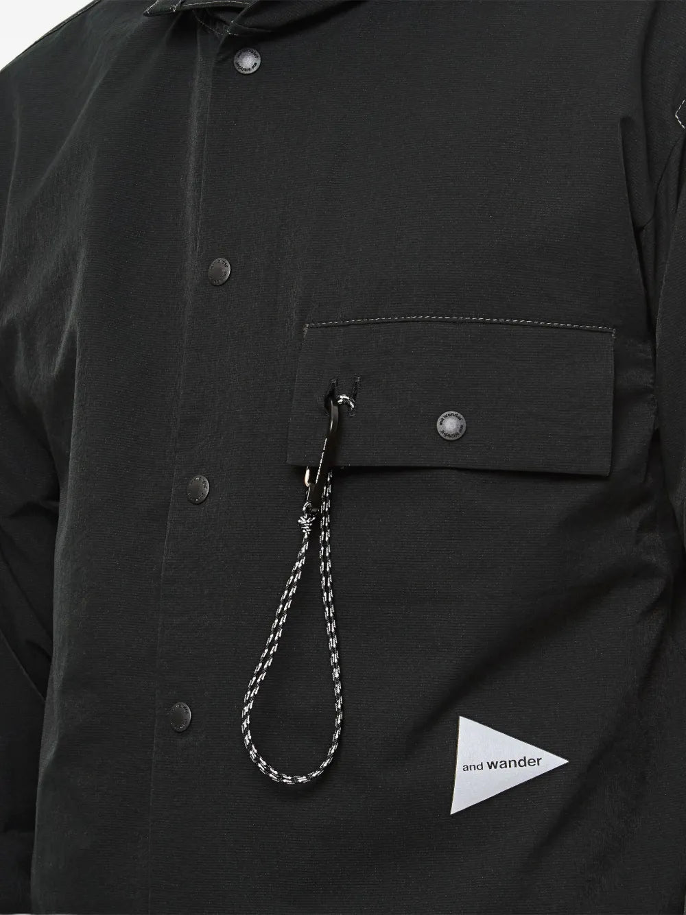 and Wander  logo-print hooded jacket
