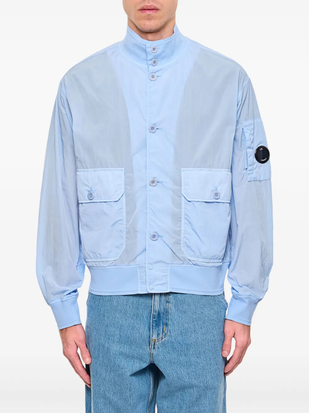 C.P. Company  lightweight zip-up bomber jacket