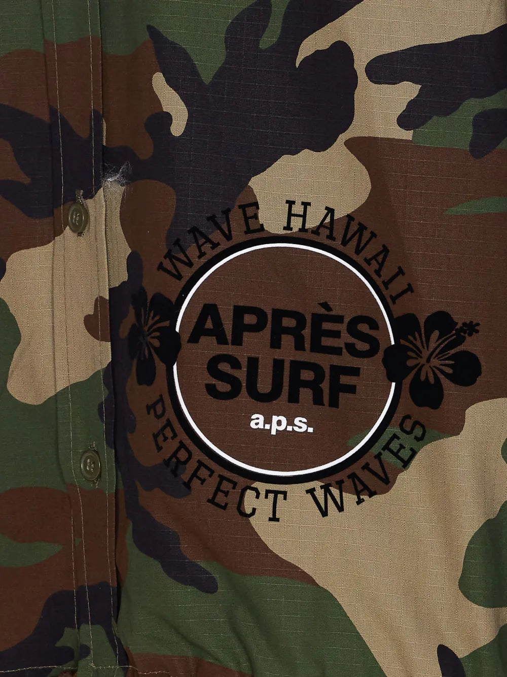 Après Surf  camo-print shirt jacket