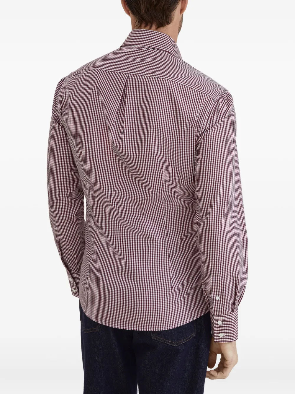Brunello Cucinelli  gingham-pattern shirt