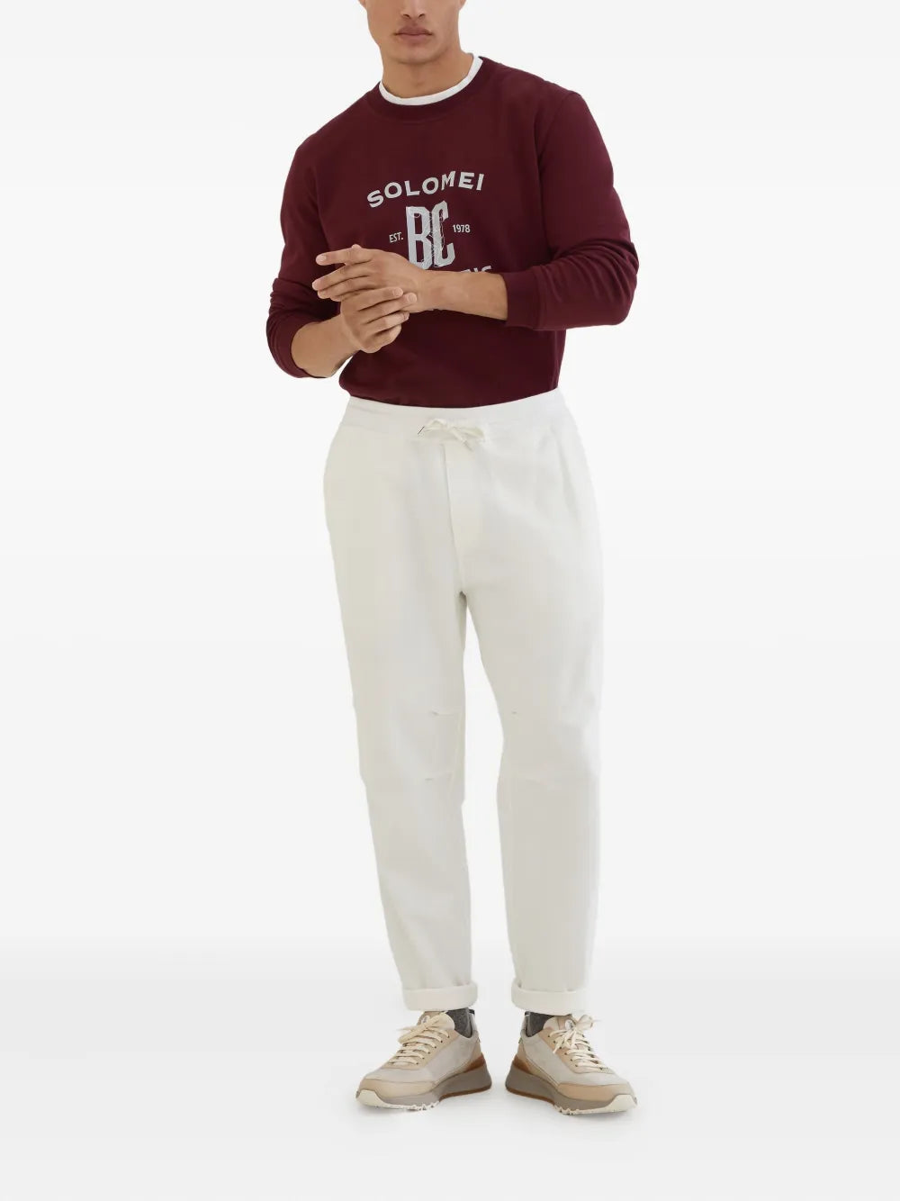 Brunello Cucinelli  French terry trousers