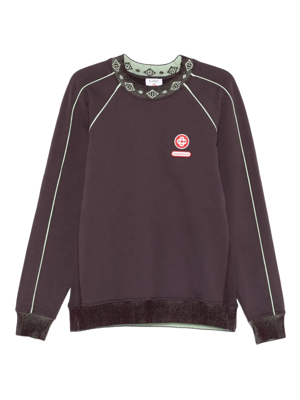Casablanca  logo-trim sweatshirt