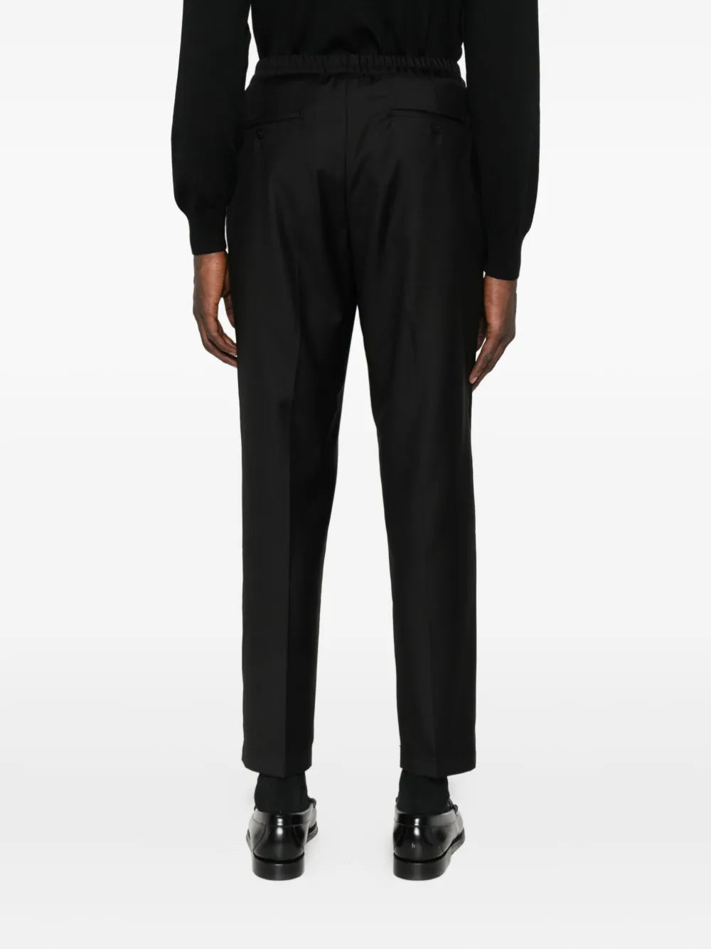 Caruso  pleated drawstring trousers