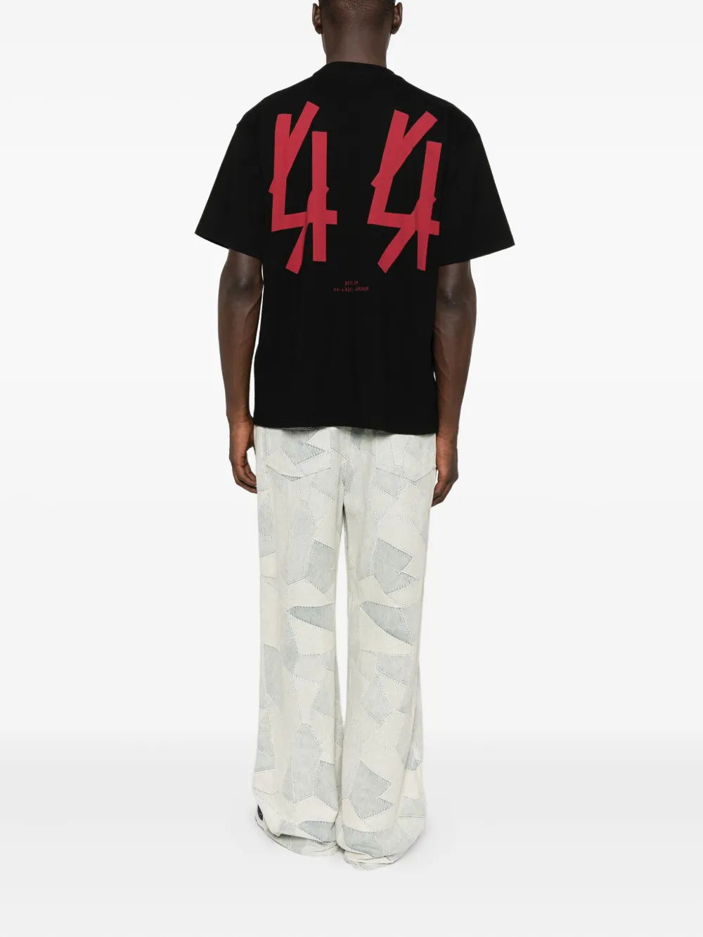 44 LABEL GROUP  embroidered-logo T-shirt