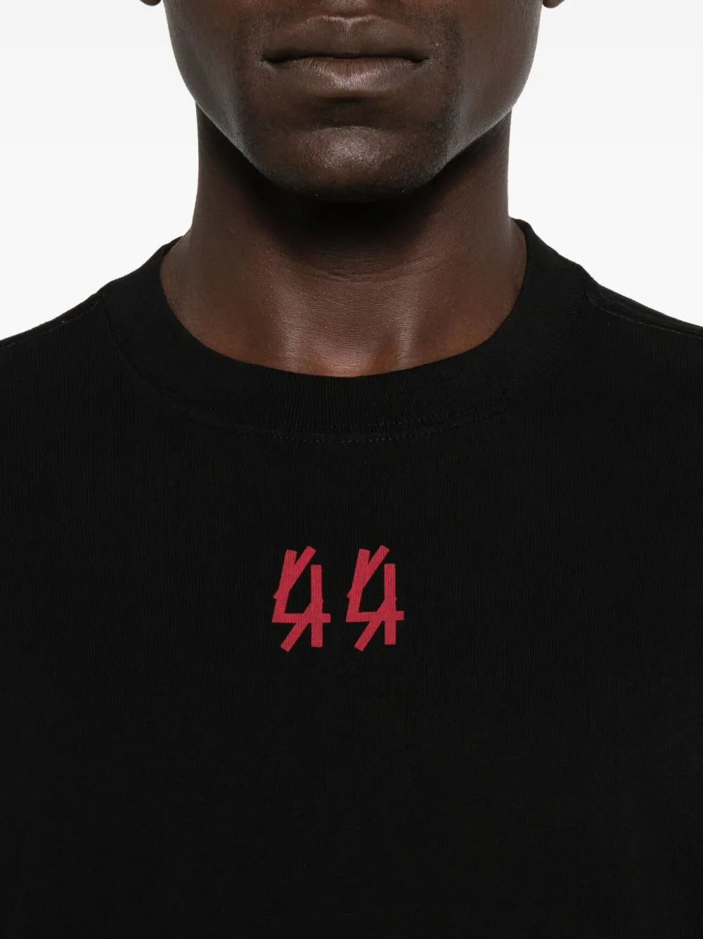 44 LABEL GROUP  embroidered-logo T-shirt