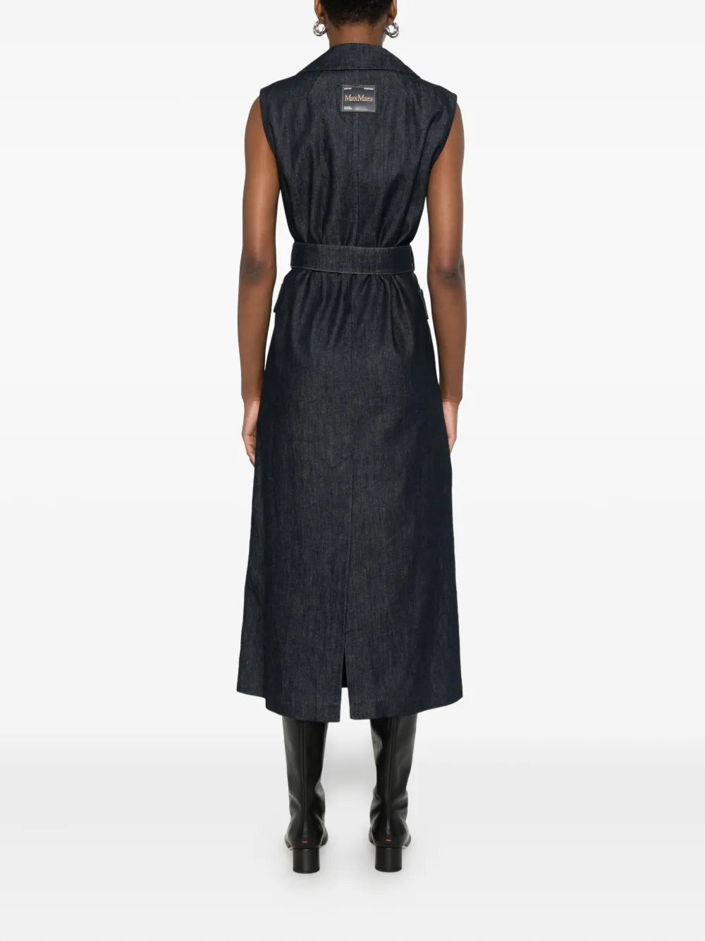 'S Max Mara  sleeveless midi shirt dress