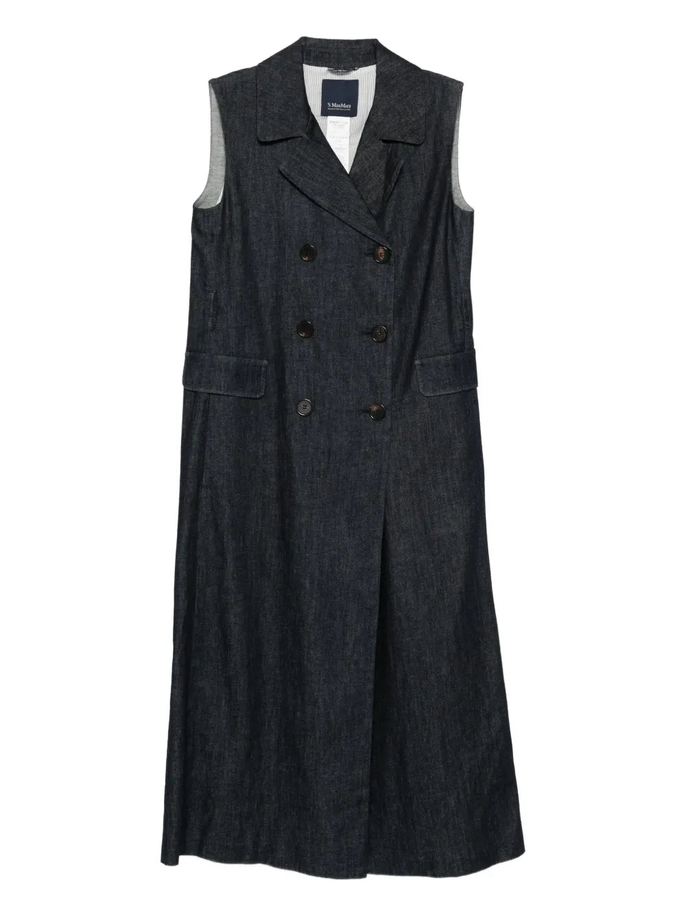 'S Max Mara  sleeveless midi shirt dress