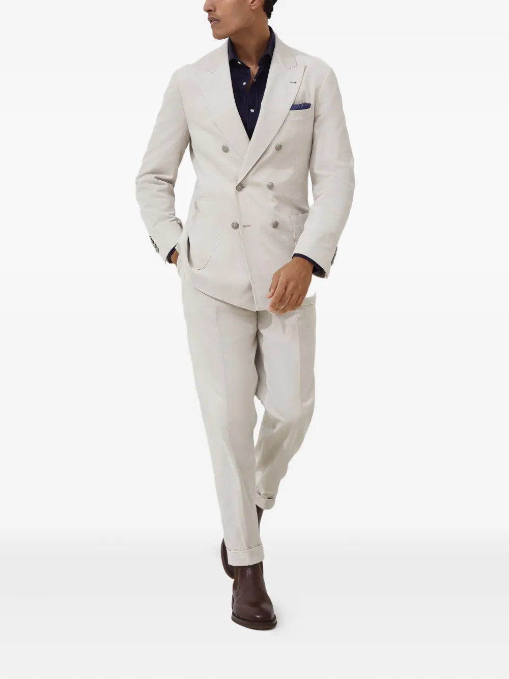 Brunello Cucinelli pleated tailored trousers
