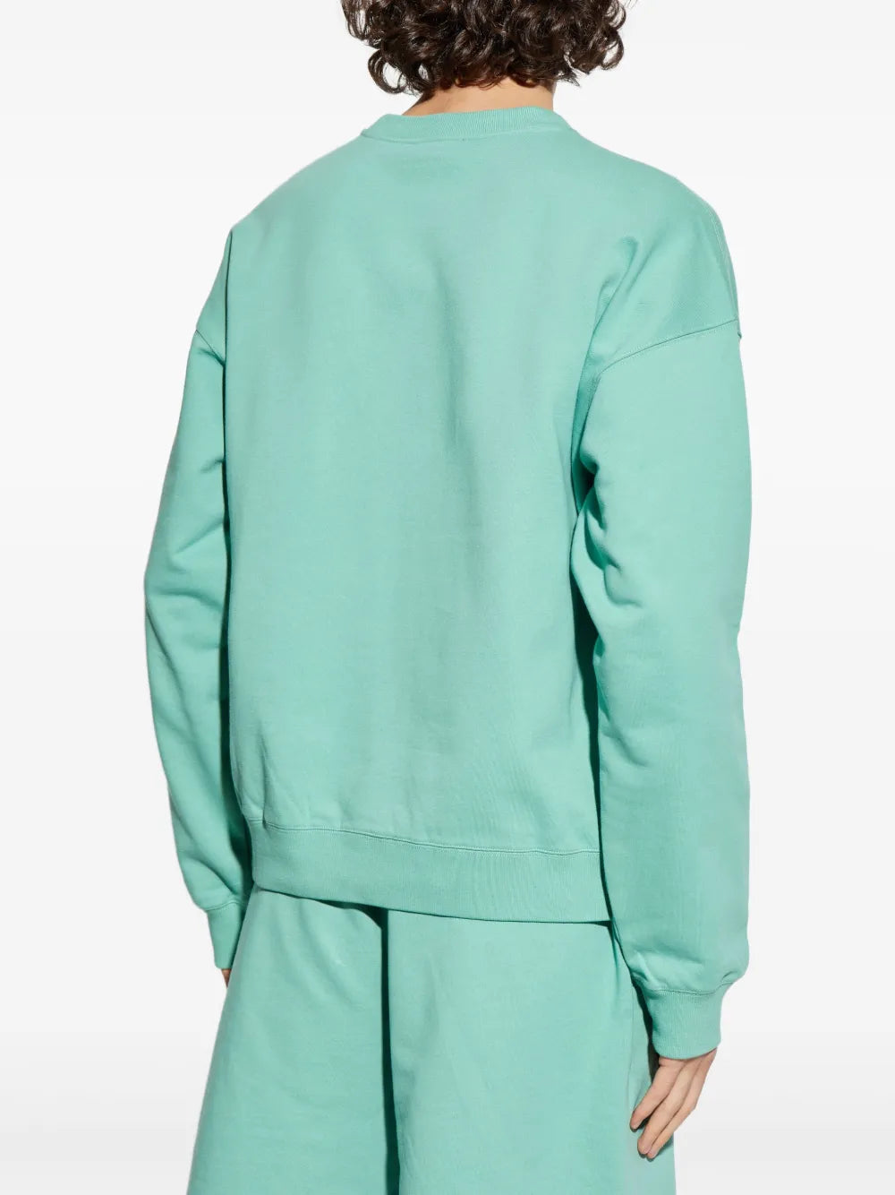 Versace cotton embroidered-logo sweatshirt