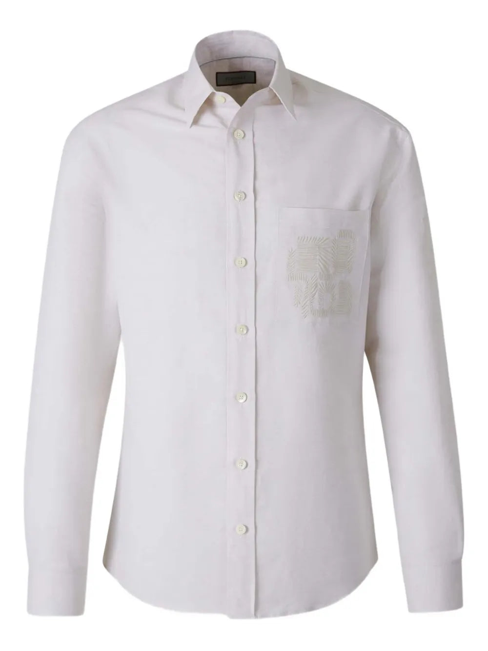 Canali chest-pocket shirt
