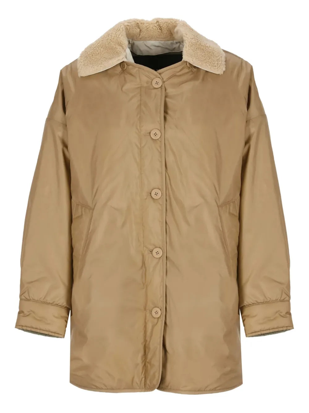 BOSS  faux-leather jacket