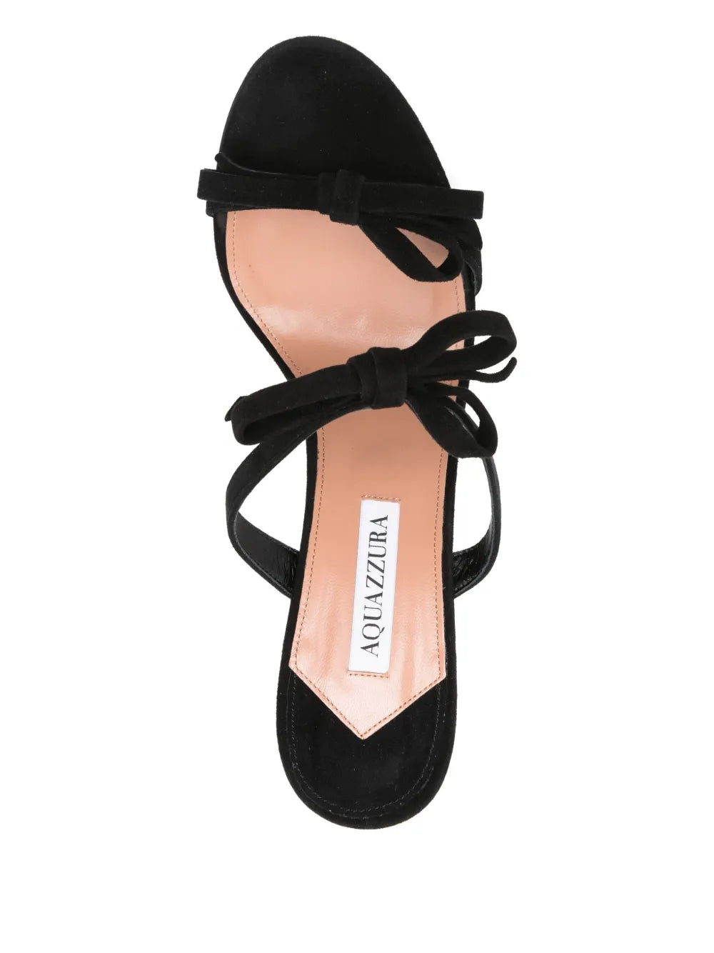 Aquazzura  100mm Soave bow-embellished stiletto sandals