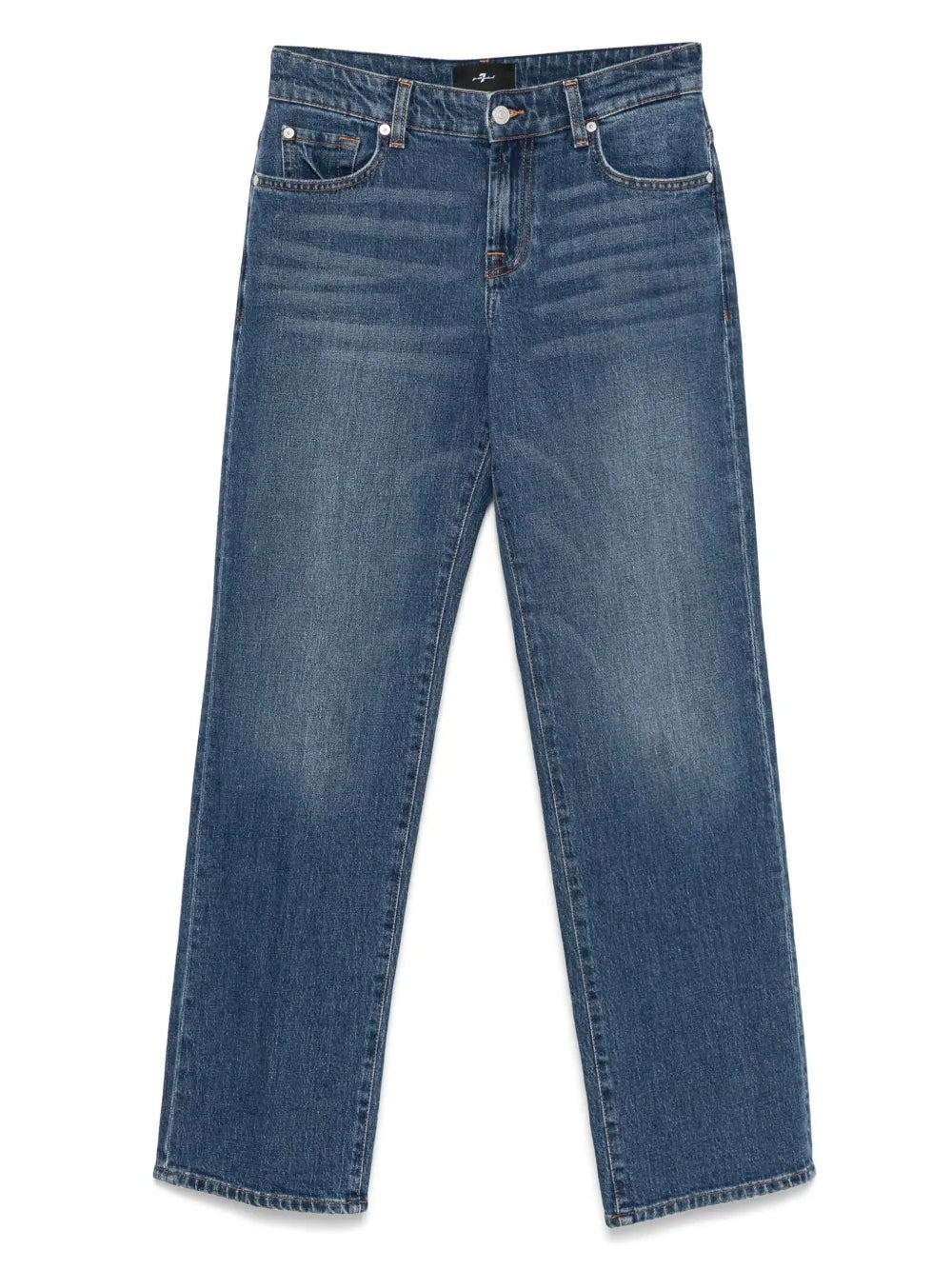 7 For All Mankind  bleached-effect jeans