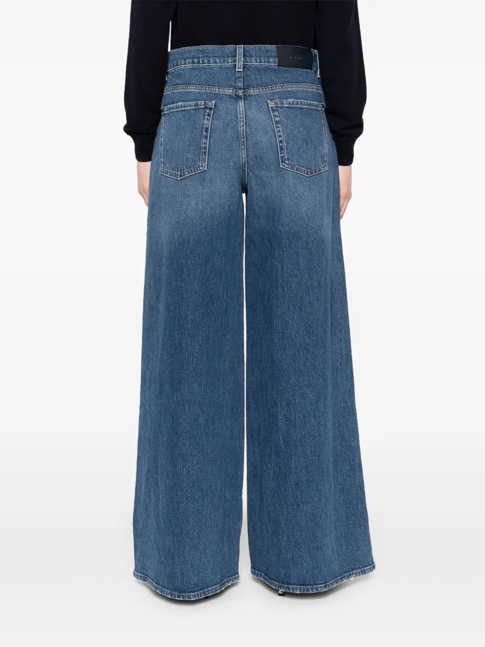 7 For All Mankind  bleached-effect jeans