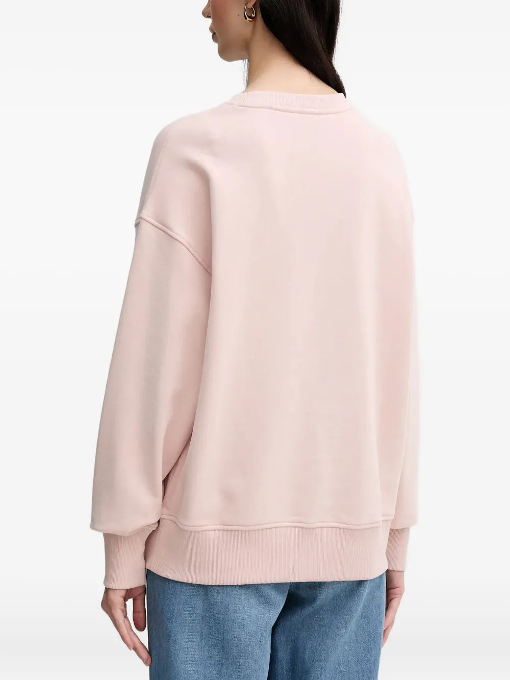 BOSS  rubberized-logo crew-neck sweatshirt