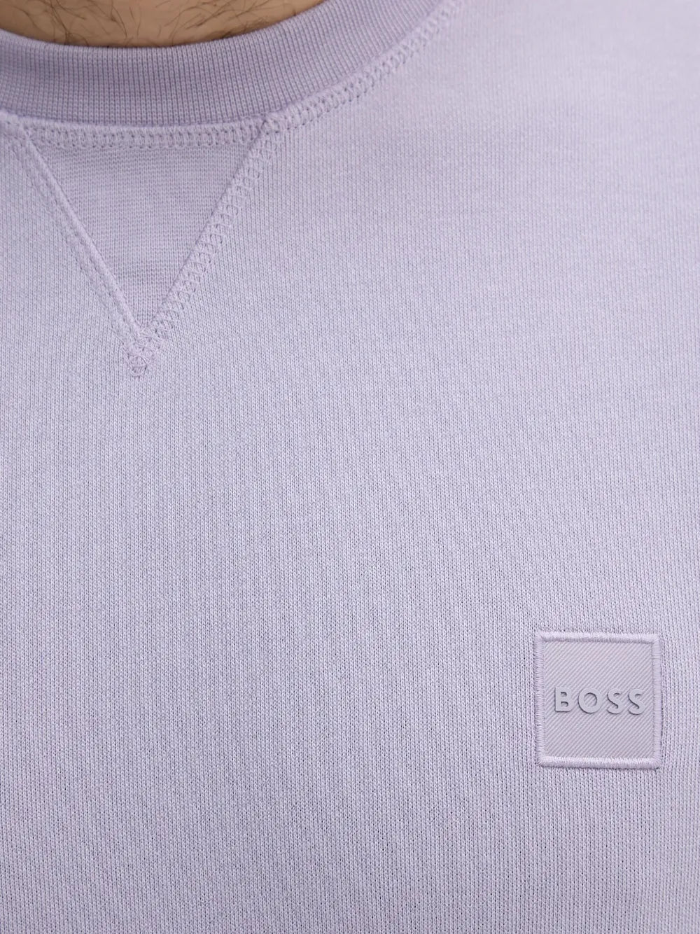 BOSS  logo-patch sweatshirt