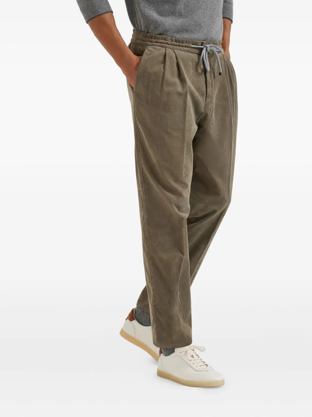 Brunello Cucinelli  cotton straight-leg trousers