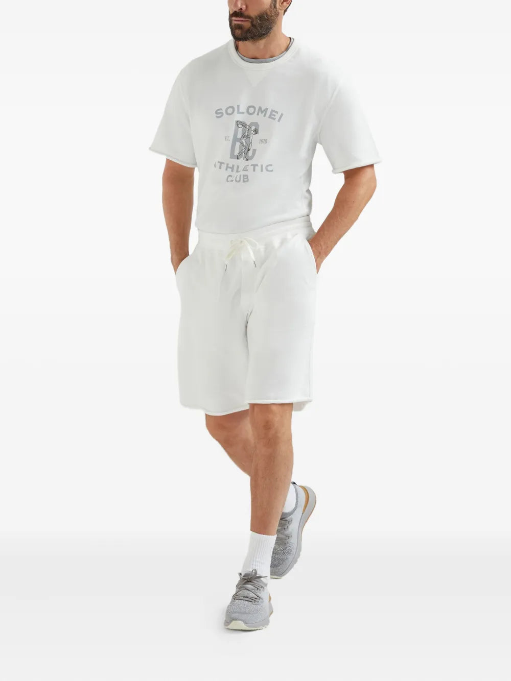 Brunello Cucinelli graphic-print cotton T-shirt