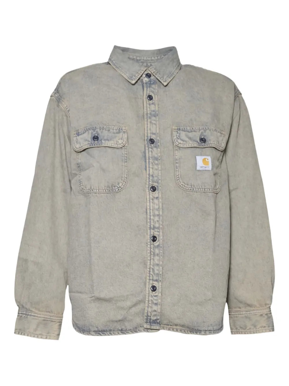 Carhartt WIP  logo-patch denim shirt