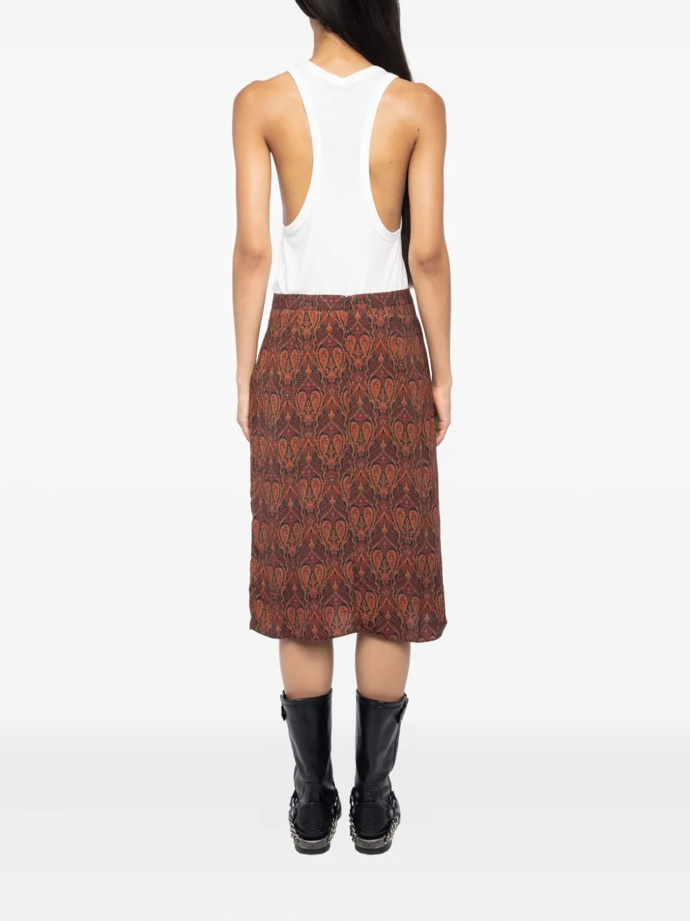 Zadig&Voltaire paisley-print straight skirt