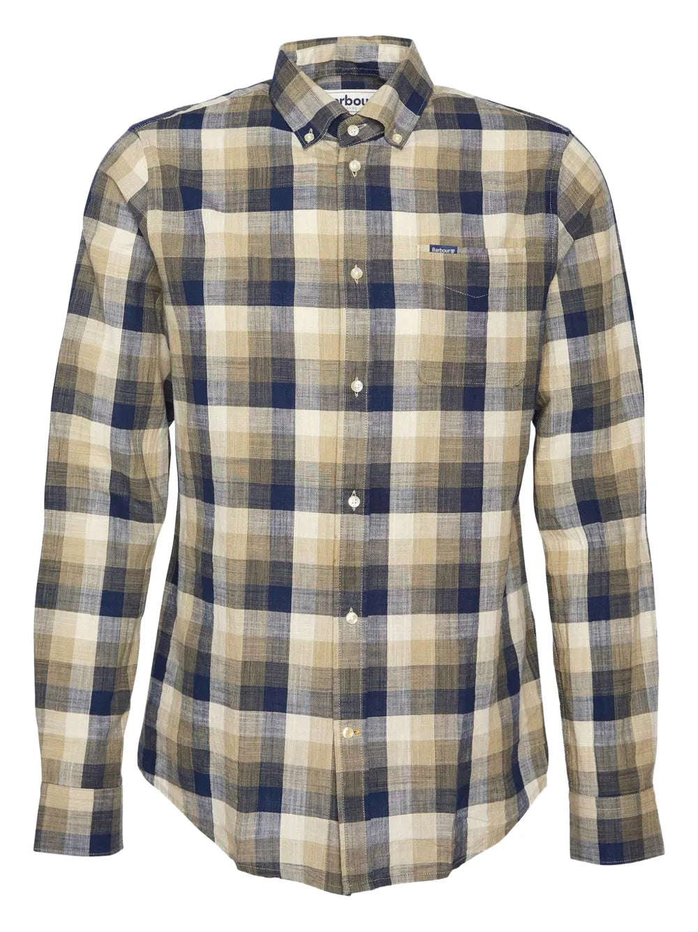 Barbour checked button-up shirt