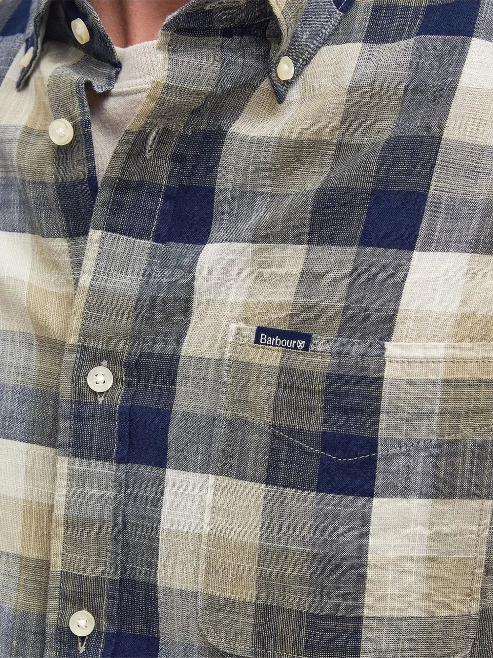 Barbour checked button-up shirt - Image 2