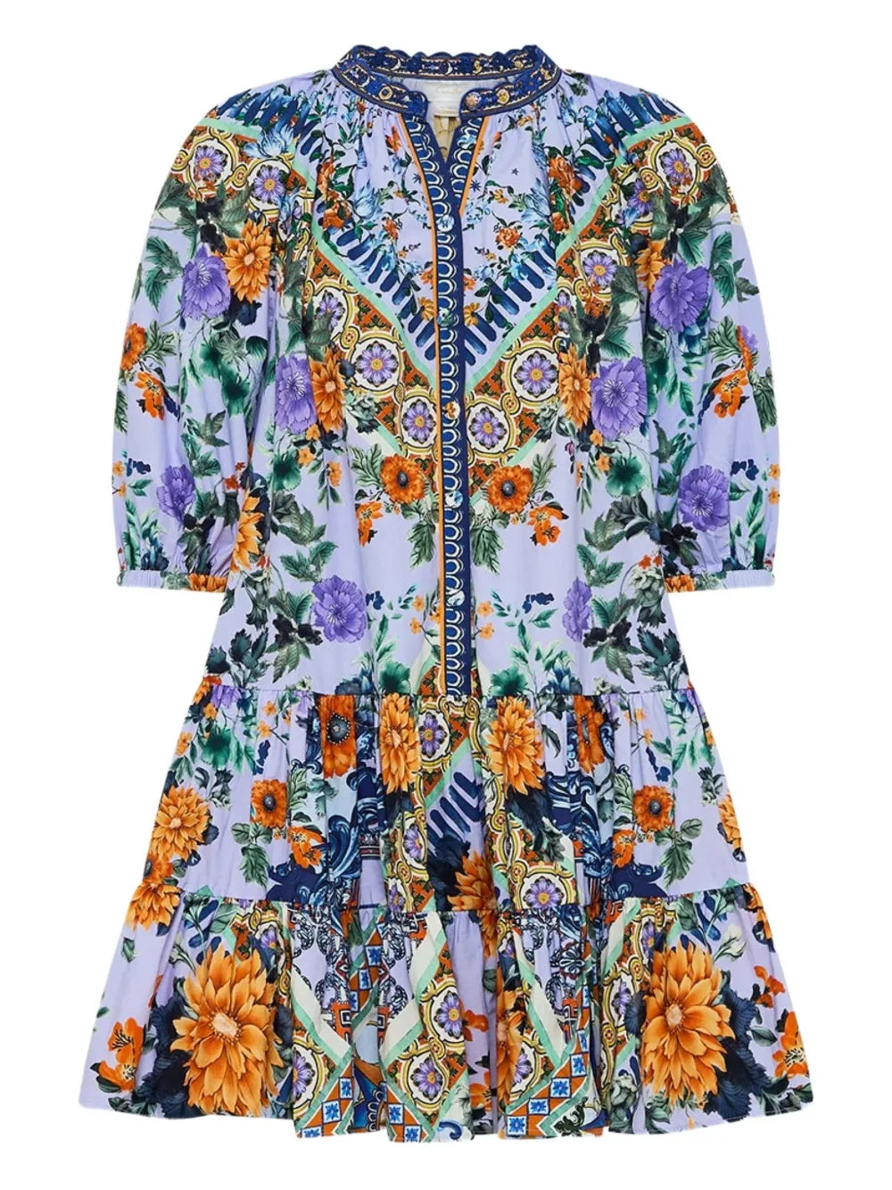 Camilla  Luscious in Lisbon floral-print shirt dress
