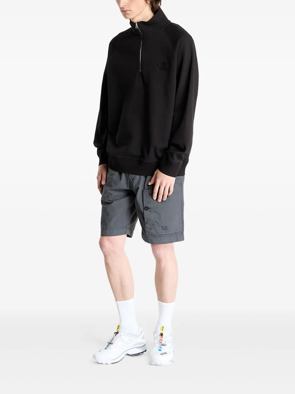 C.P. Company  cotton half-zip sweatshirt