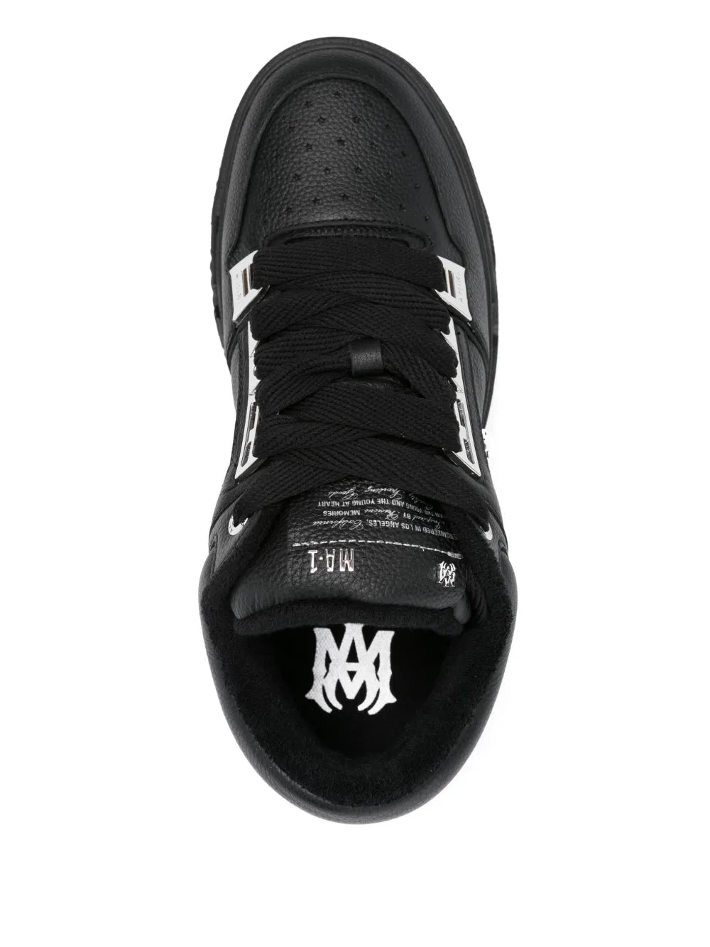 AMIRI  logo-embellished leather sneakers